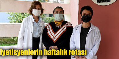 Diyetisyenlerin haftalık rotası