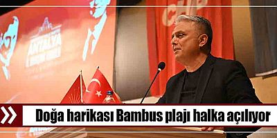 Doğa harikası Bambus plajı halka açılıyor