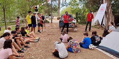 Doğa kampı ilk misafirlerini ağırladı