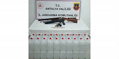 Döşemealtı İlçesinde Kaçak Alkol Operasyonu