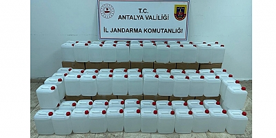 Döşemealtı İlçesinde Kaçak Alkol Operasyonu