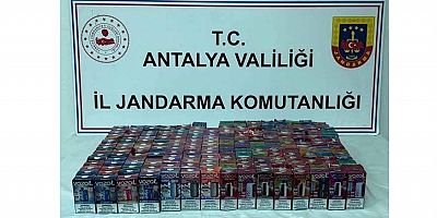 Döşemealtı İlçesinde Kaçak Elektronik Sigara Operasyonu