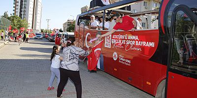 Döşemealtı’nda coşkulu 19 Mayıs kutlaması