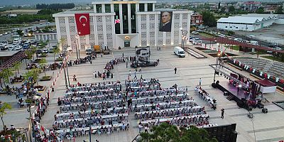 Döşemealtı'nda iftar sofraları hazır
