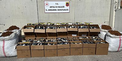 Döşemealtı'nda kaçak tütün operasyonu