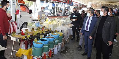 Döşemealtı'nda koronavirüs denetimi