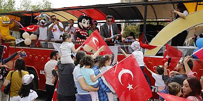 Döşemealtı’nda Muhteşem 23 Nisan korteji