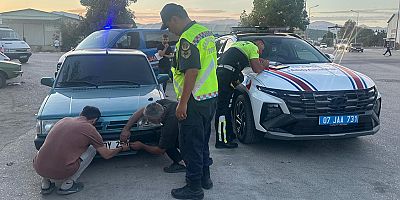 Drift yapan sürücüye para cezası