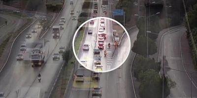 Drone ile Motosiklet ve Motorlu Bisikletler Denetlendi