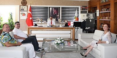 DSP İl Başkanı Özdemir'den Başkan Topaloğlu'na ziyaret