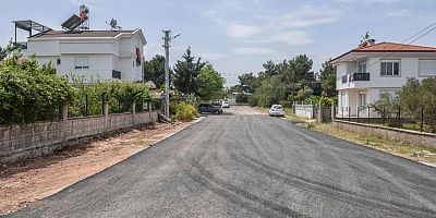 Duacı’nın mıcır taşlı yollarına sıcak asfalt