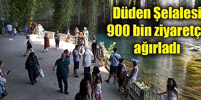 Düden Şelalesi 900 bin ziyaretçi ağırladı