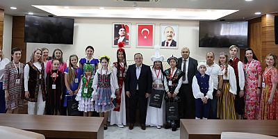 Dünya çocuklarından Büyükşehir’e ziyaret