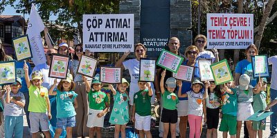 Dünya Kıyı Temizliği Günü'nde Side Liman'da çevre temizliği yapıldı