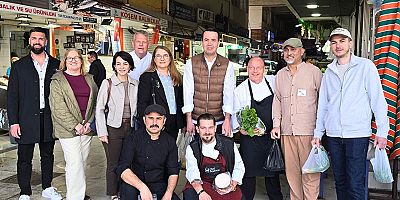 Dünyaca ünlü şefler Alanya pazarında