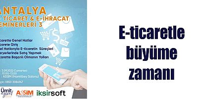 E-ticaretle büyüme zamanı