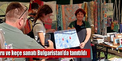 Ebru ve keçe sanatı Bulgaristan’da tanıtıldı