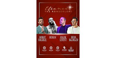 Efsanevi yaz konserleri ile eğlenceli tatiller yaşanıyor