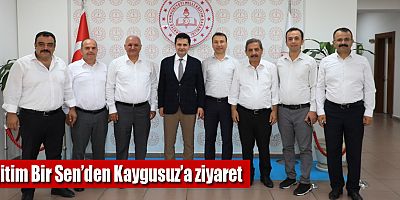 Eğitim Bir Sen’den Kaygusuz’a ziyaret