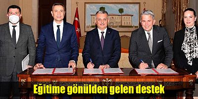 Eğitime gönülden gelen destek