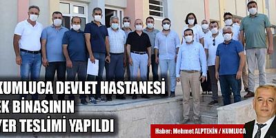 Ek bina için yer teslimi yapıldı
