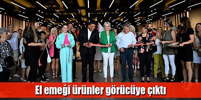 El emeği ürünler görücüye çıktı