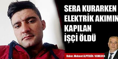 Elektrik Akımına Kapıldı
