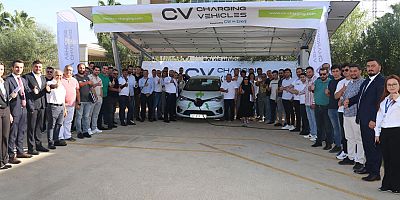 Elektrikli araç şarj istasyonunda ilk diploma CV Charging Vehicles'den