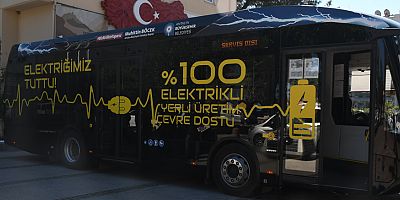 Elektrikli otobüs Kemer'de test sürüşü yaptı