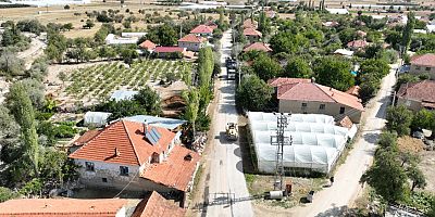 Elmalı Çukurelma yolu asfaltlanıyor