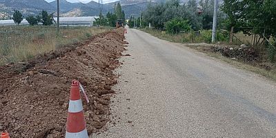 Elmalı’da alt yapı çalışmaları sürüyor