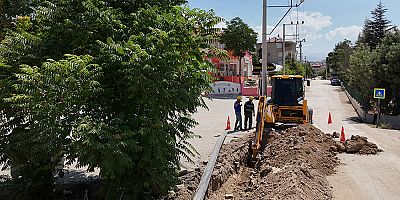 Elmalı Gündoğan Mahallesi’nde 2 kilometrelik yeni içme suyu hattı 