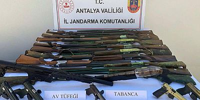 Elmalı İlçesinde Ruhsatsız Silah Operasyonu