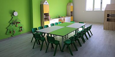 Elmalı Kreş ve Gündüz Bakımevi’nin hazırlıkları sürüyor