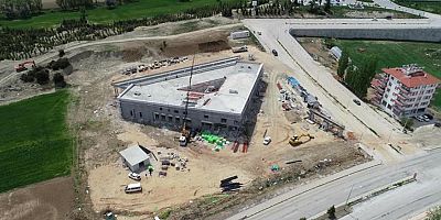 Elmalı Yeni Otogarı kaba inşaatı bitti