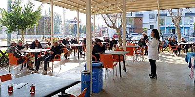 Emekli kahvelerinde kanser günü farkındalık programı