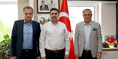 Emekli olan personelden veda ziyareti