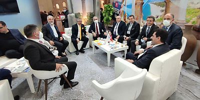 EMITT Fuarı'nda Kemer standına ziyaretler