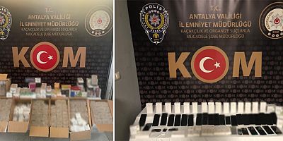 Emniyetten kaçakçılık operasyonu