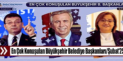 En Çok Konuşulan Büyükşehir Belediye Başkanları | Şubat’25