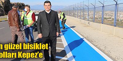 En güzel bisiklet yolları Kepez’e