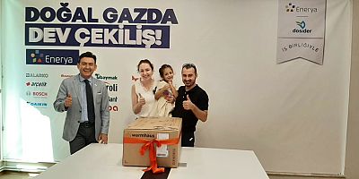 Enerya talihlileri kombilerine kavuştu