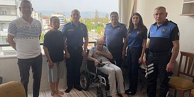 Engelliler Haftasında Manavgat İlçe Emniyet Müdürlüğünden Emekli Personele Anlamlı Destek
