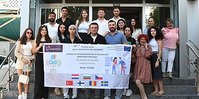 Erasmus öğrencilerinden Başkan Topaloğlu’na ziyaret 