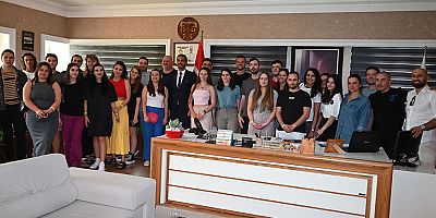 Erasmus öğrencilerinden Kemer Belediyesi’ne ziyaret 