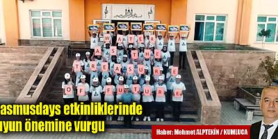 Erasmusdays Etkinliklerinde Suyun Önemine Vurgu