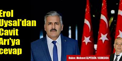Erol Uysal'dan Cavit Arı'ya cevap