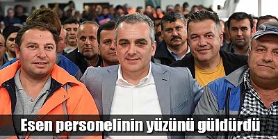 Esen personelinin yüzünü güldürdü