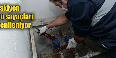 Eskiyen su sayaçları yenileniyor