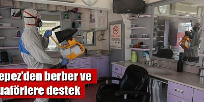 Esnaf dostu Kepez’den berber ve kuaförlere destek